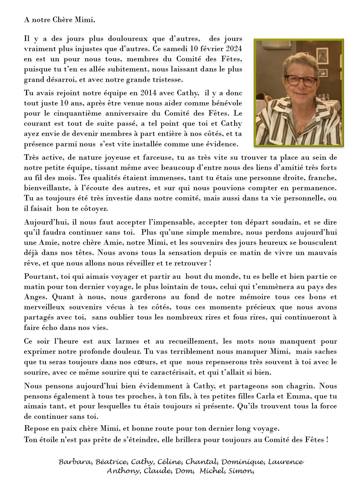Au revoir mimi